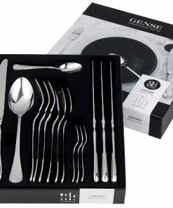 Gense Bestiksæt M. 16 Dele (Blank Stål) – OxfordÂ