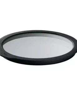 Rösle Glaslåg Klar/sort – 20 Cm