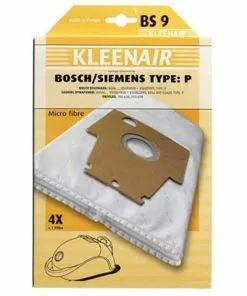 Kleenair BS9 Bosch/Siemens Type P Støvsugerposer
