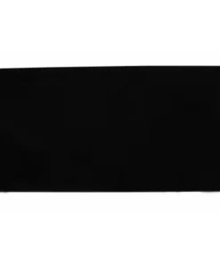 Stænkplade Firkantet – Sort – 60×30 Cm