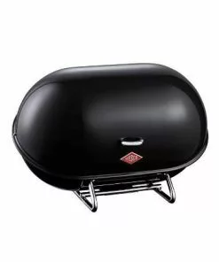 Wesco Breadboy Single Brødkasse Oval 34 X 23 X 21 Cm Sort