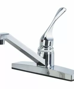 Home Impressions Single Handle Lever Nonmetalic Kitchen Faucet, Chrome