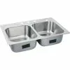 Sterling Southhaven Double Bowl 33 In. X 22 In. X 8 In. Deep Stainless Steel Kitchen Sink