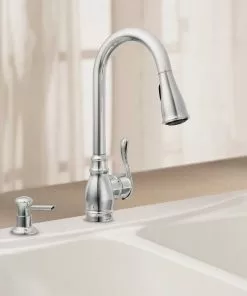 Moen Anabelle Single Handle Pull-Down Kitchen Faucet, Chrome