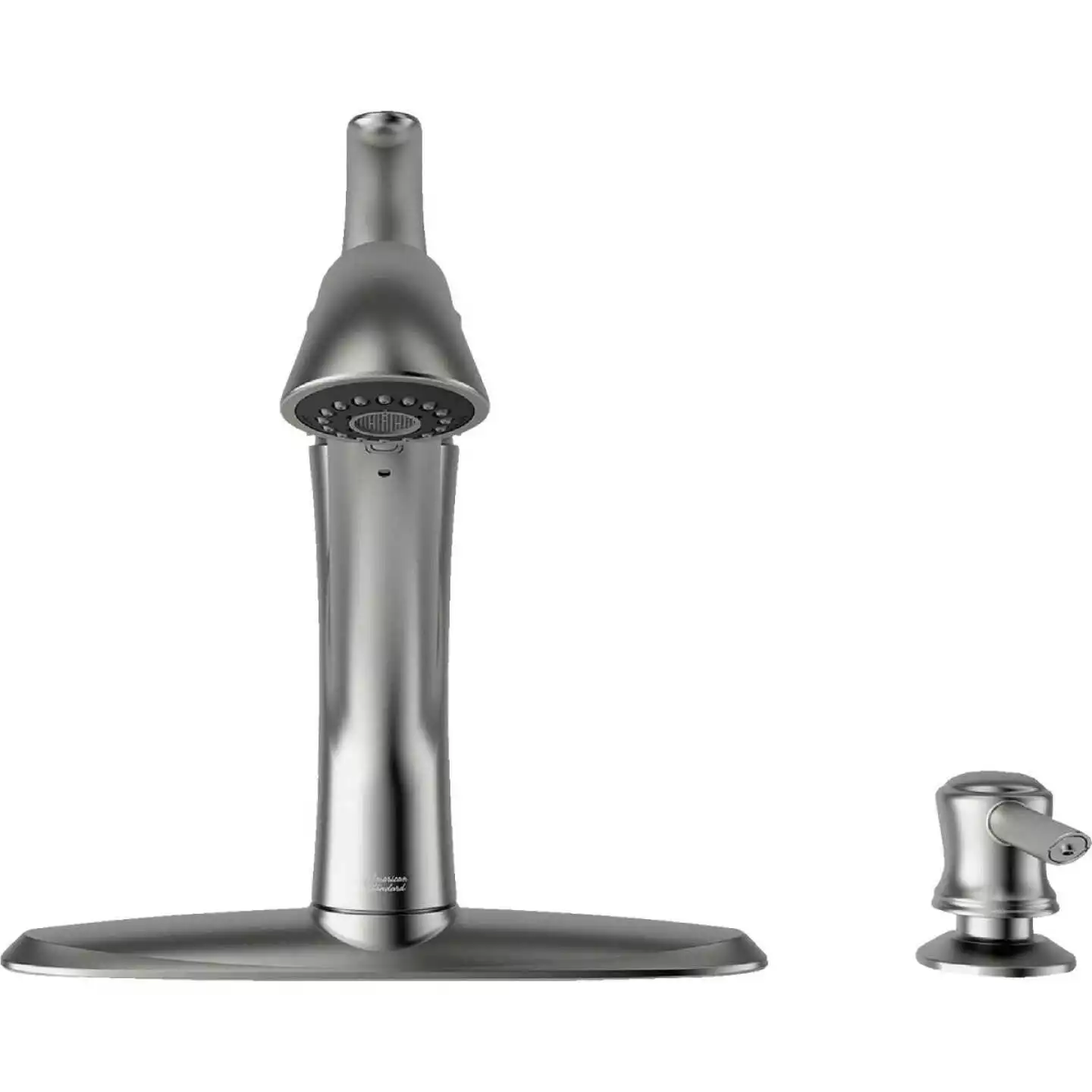 American Standard Mesa Single Handle Lever Pull-Down Kitchen Faucet With Soap Dispenser, Stainless Steel - Image 3