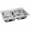 Sterling Southhaven Double Bowl 33 In. X 22 In. X 7 In. Deep Stainless Steel Kitchen Sink