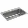 Kohler Verse Single Bowl 33 In. X 22 In. X 9-5/16 In. Deep Stainless Steel Top Mount Kitchen Sink