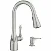 Moen Arlo Single Handle Lever Pulldown Kitchen Faucet With Touchless Activation Sensor, Stainless