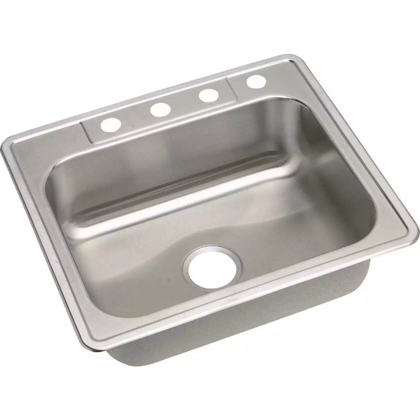 Elkay Single Bowl 25 In. X 22 In. X 8 In. Deep Stainless Steel Kitchen Sink