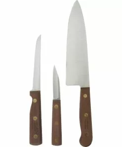 Chicago Cutlery Walnut Tradition Kitchen Knife Set (3-Piece)