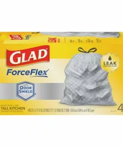 Glad® Glad ForceFlex Plus 13 Gal. Tall Kitchen White Trash Bag (40-Count)