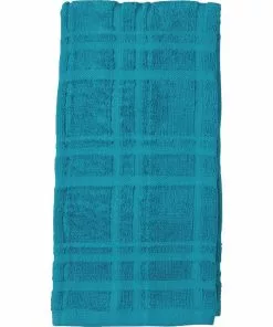 Kay Dee Designs Peacock Blue Solid Terry Kitchen Towel (2-Pack)