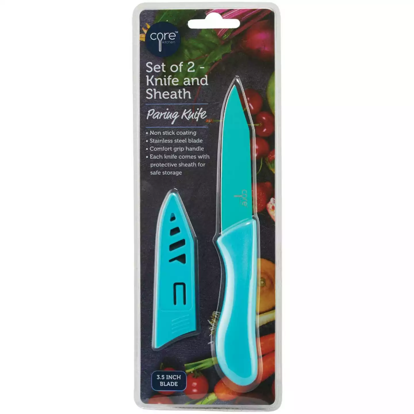 Core Kitchen 3.5 In. Paring Knife With Sheath - Billede 4