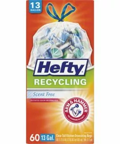 Hefty® Hefty 13 Gal. Clear Tall Kitchen Recycling Bag (60-Count)