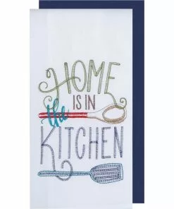 Kay Dee Designs Home Is In The Kitchen Embroidered Kitchen Towel (2-Pack)