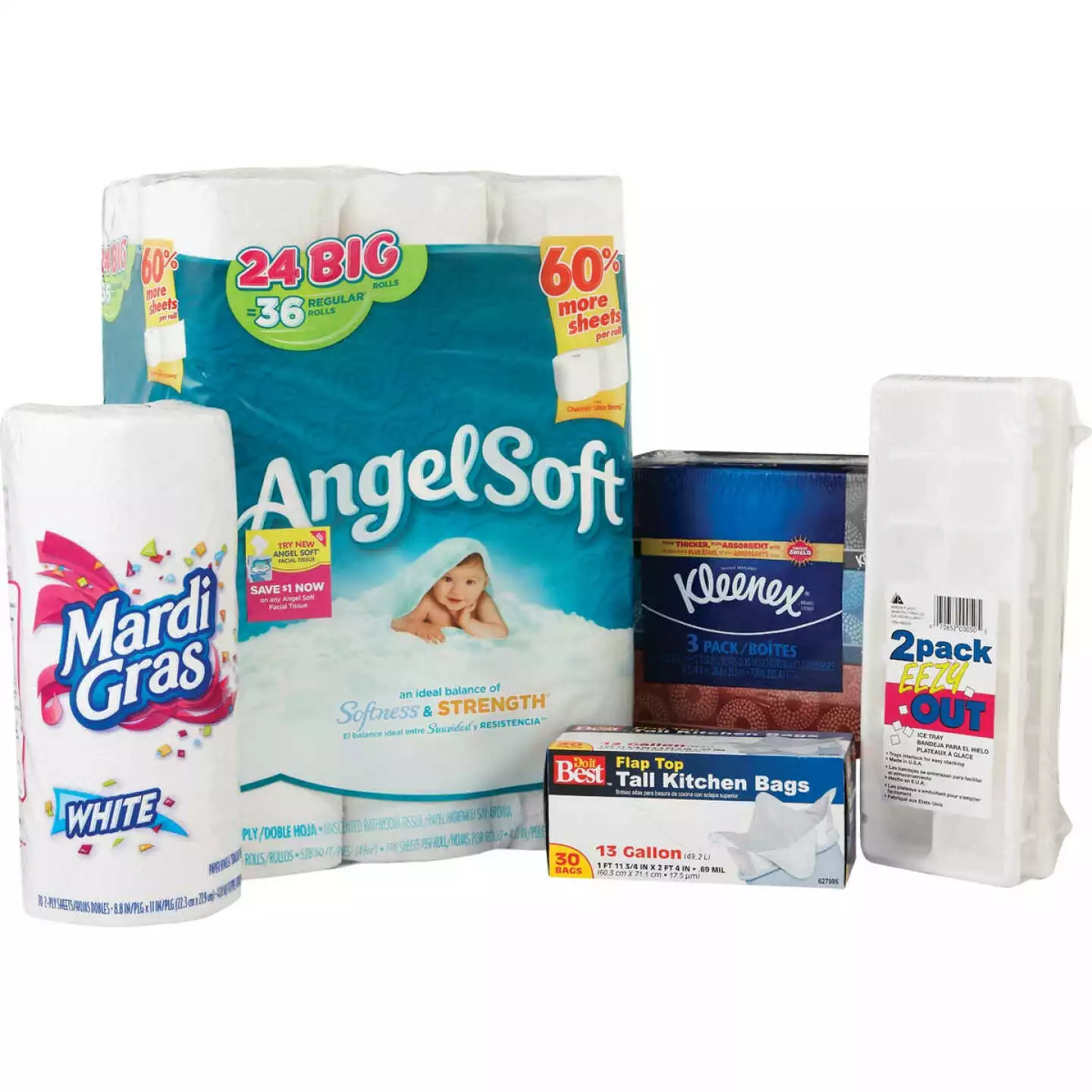 Do It Best 13 Gal. Tall Kitchen White Trash Bag (30-Count) - Image 2