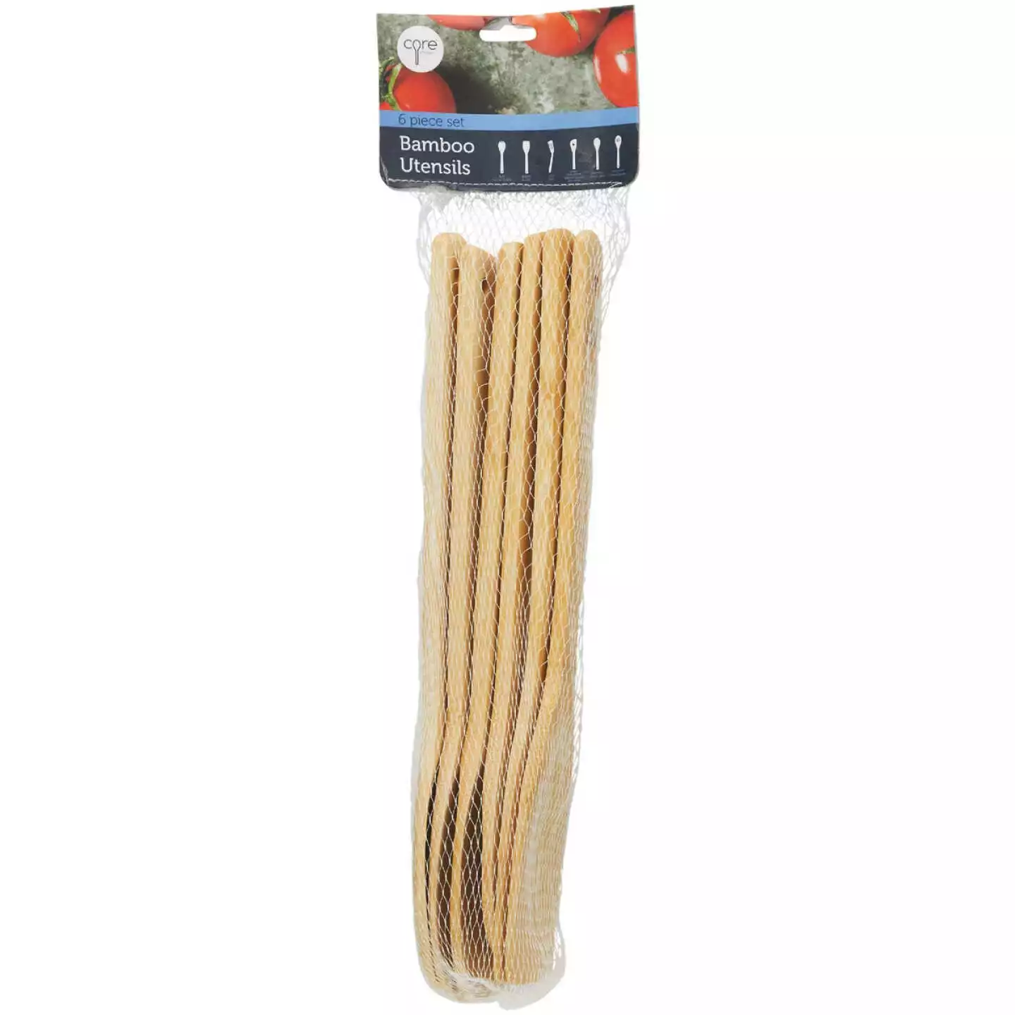 Core Kitchen Bamboo Cooking Utensil Set (6-Piece) - Image 2